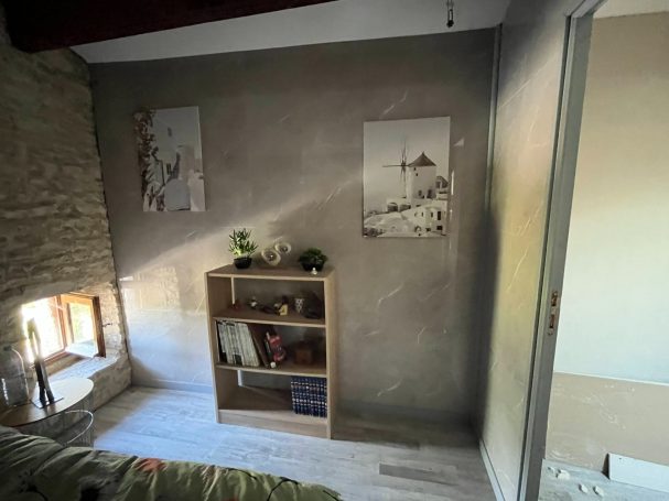 Cloison entre les 2 chambres avant démontage